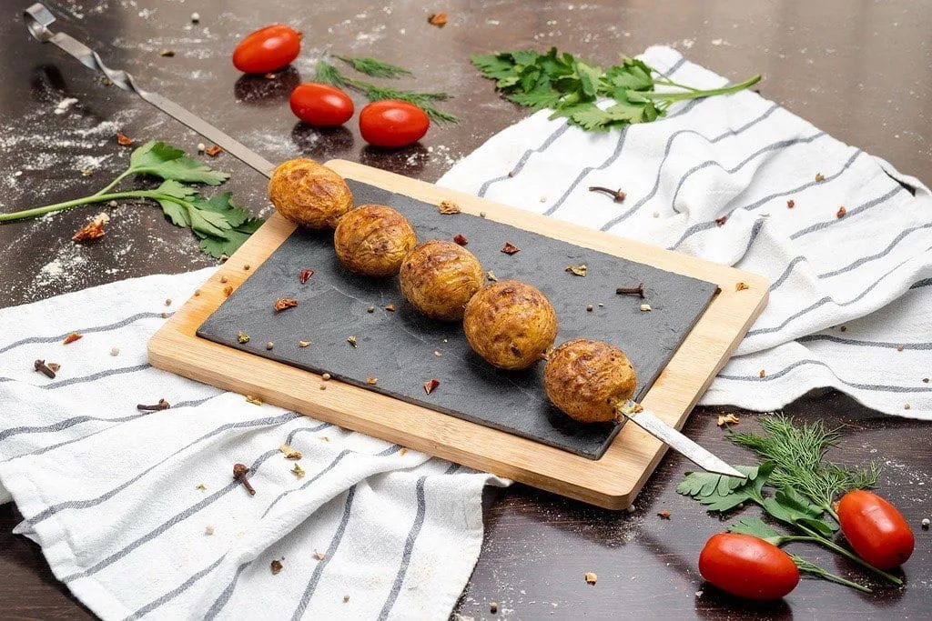 Картофель на углях 